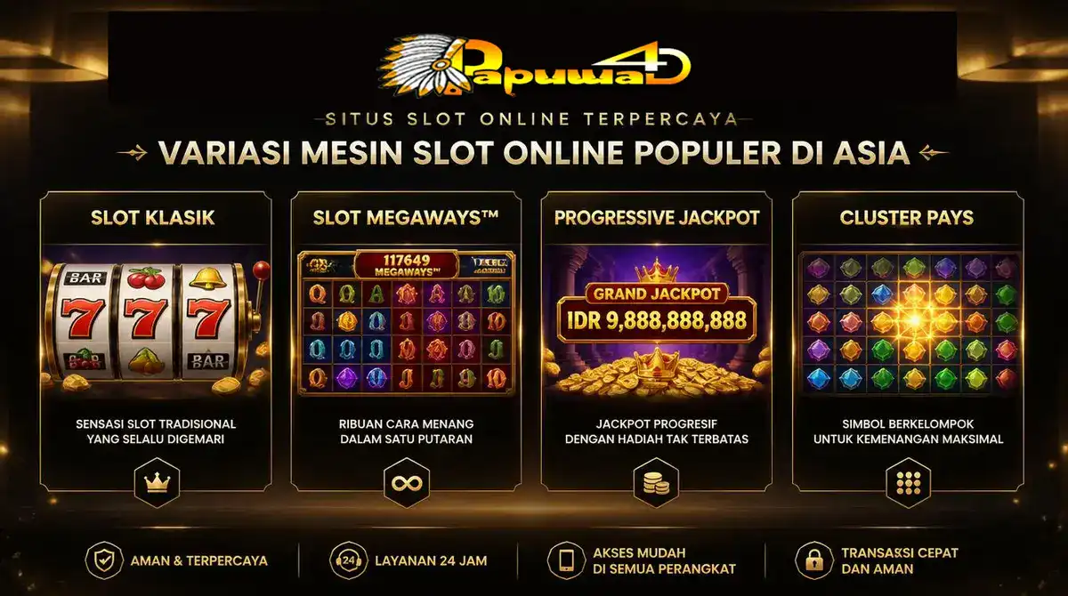 Variasi Mesin Slot Online Terpopuler di Asia - PAPUWA4D
